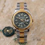 Swiss Quality Rolex Datejust II 41mm Two Tone Gold Palm Face Watch Citizen movement